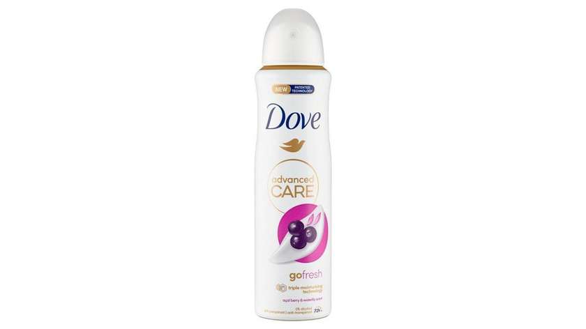 Dove Advanced Care Go Fresh Açaí Berry & Waterlily Antiperspirant Spray 150ml