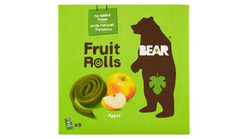 Bear Apple Finely Dried Rolled Slices of Fruit and Vegetables 5x 20g