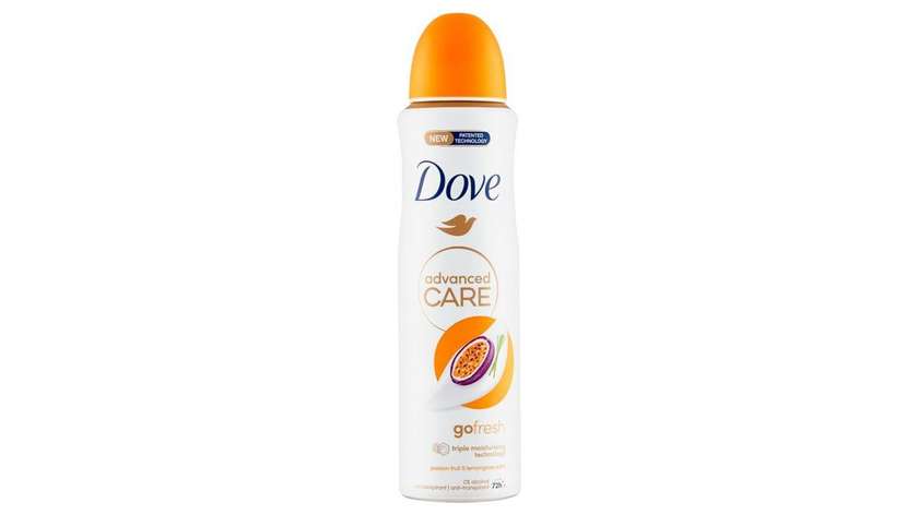 Dove Advanced Care Go Fresh Passion Fruit &lemongrass Antiperspirant Spray 150ml