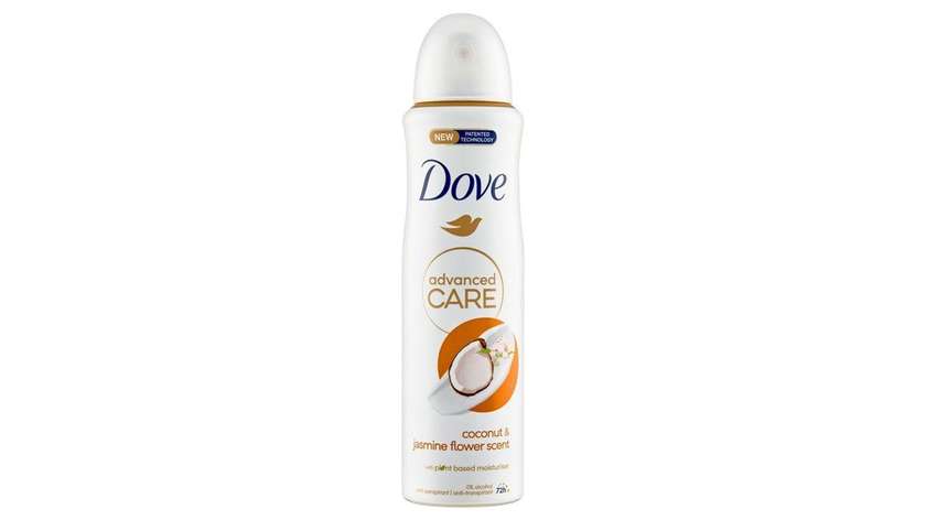 Dove Advanced Care Coconut & Jasmine Flower Scent Antiperspirant Spray 150ml