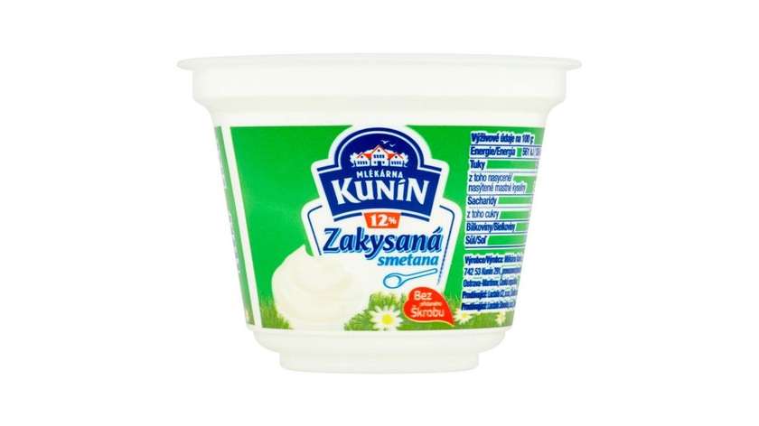 Mlékárna Kunín Sour Cream 12% 190g