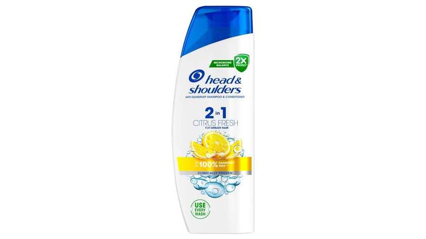 Head & Shoulders Citrus Fresh 2in1 Anti-dandruff Shampoo Oily Hair 330ml. Everyday. Use
