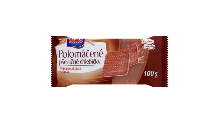 Ratio Semi-soaked Wheat Sandwiches with Milk Cocoa Coating 100g