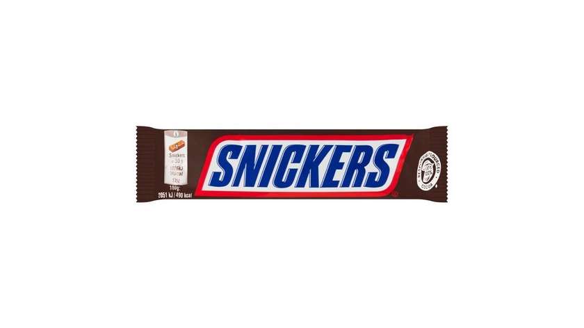 Snickers Milk Chocolate Filled with Nougat, Caramel and Peanuts 50g