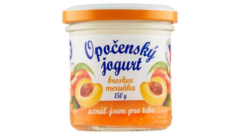 Bohemilk Opočenský Yogurt Peach Apricot 150g