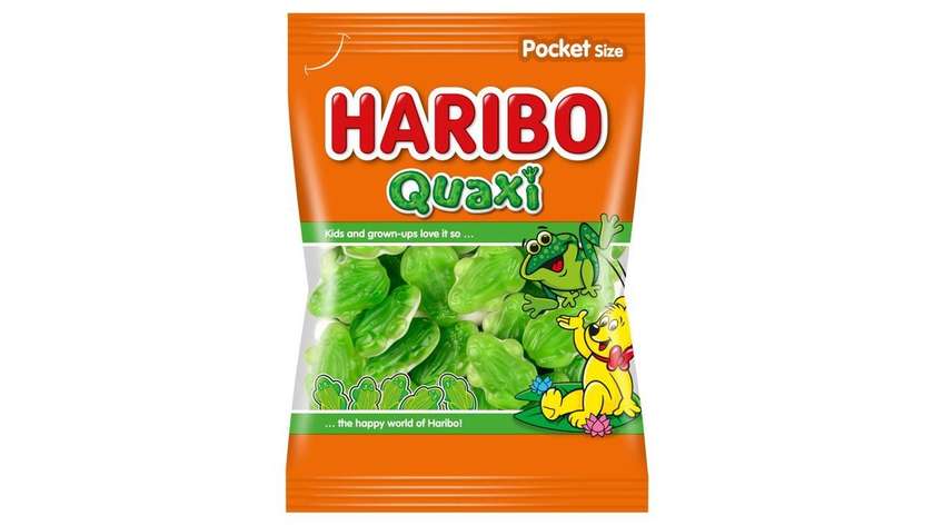 Haribo Quaxi Foam Frogs with Fruit Flavor 100g
