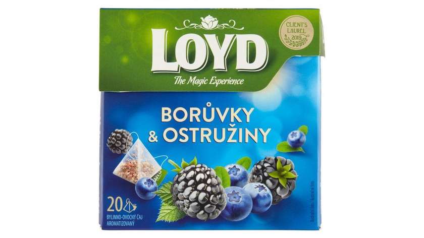 Loyd Herbal-fruit Tea Flavored with Blueberries & Blackberries 20x 2g (40g)