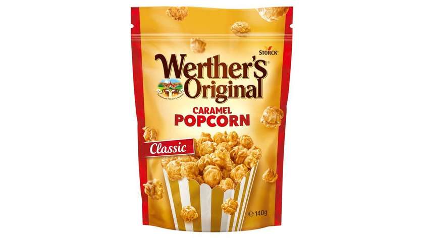 Werther's Original Classic Popcorn in Caramel Coating with Cream 140g