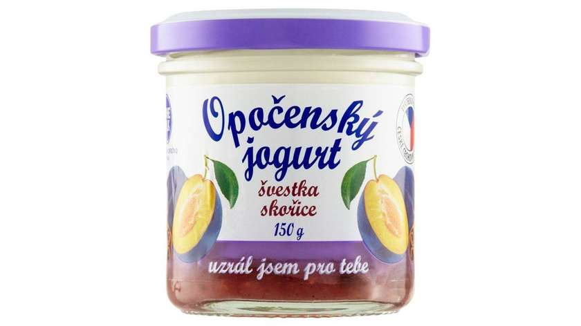 Bohemilk Opočenský Yogurt Plum Cinnamon 150g
