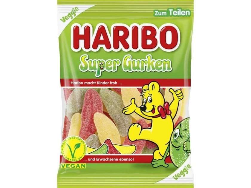 Haribo Super Cucumber Veggie 175g
