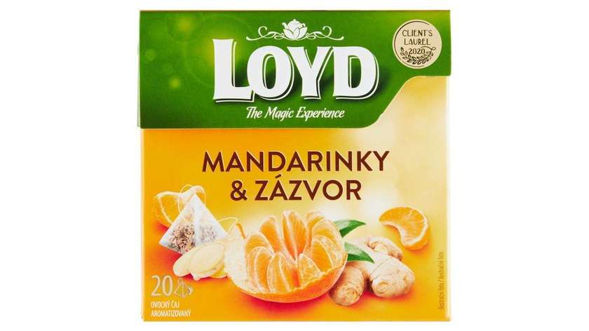 Loyd Fruit Tea Flavored with Tangerines & Ginger 20x 2g (40g)
