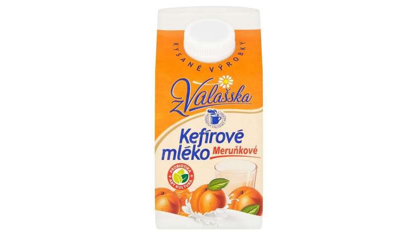 Dairy Valašské Meziříčí Apricot Kefir Milk 450g