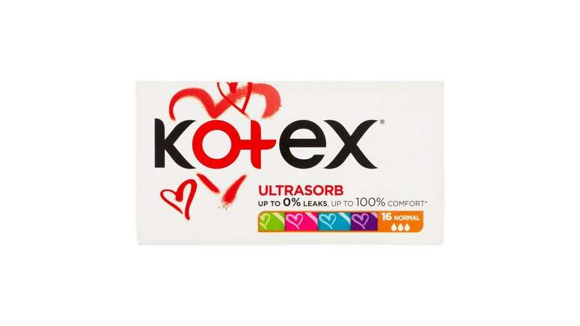 Kotex Ultrasorb Normal Tampons 16 Pcs