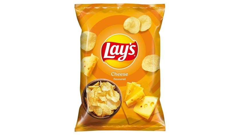 Lays Fried Potato Chips with Cheese Flavor 60g