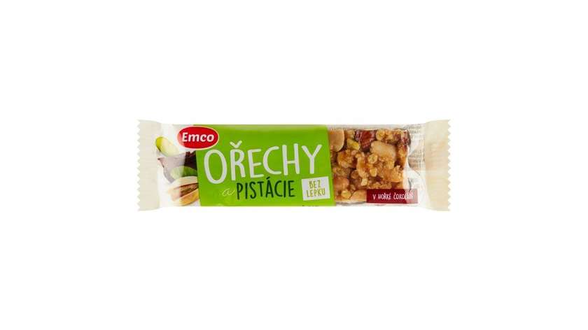 Emco Nuts and Pistachios in Dark Chocolate 35g