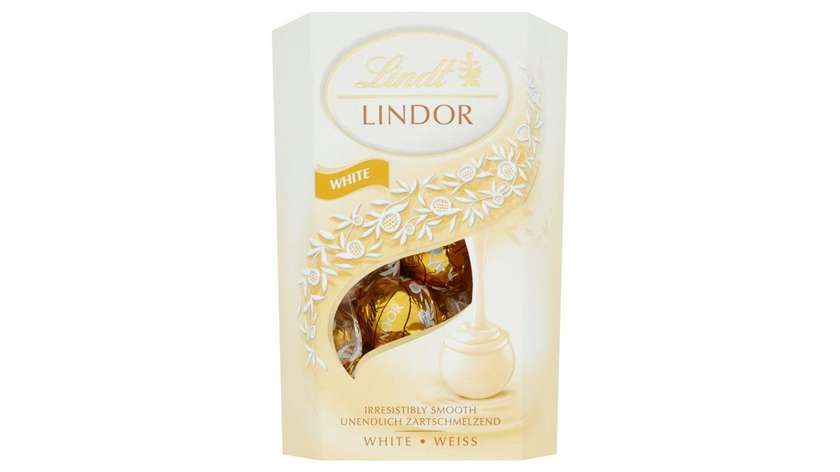 Lindtlindor White Chocolate with Fineliquid Filling 200g