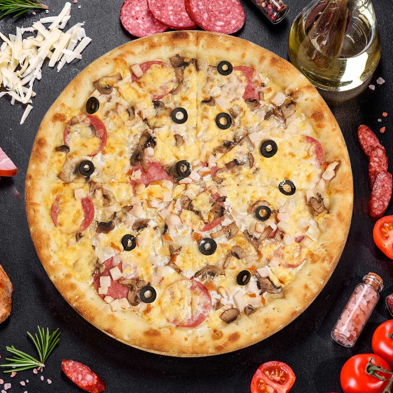 Creamy Salami Pizza (30cm)