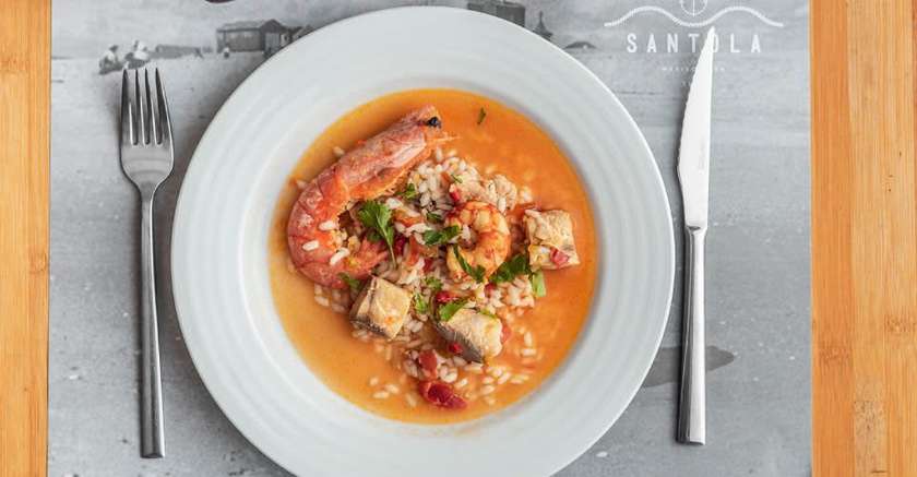 Grouper and Prawn Rice