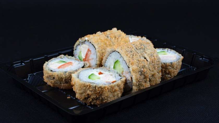 6. Sushi with chicken