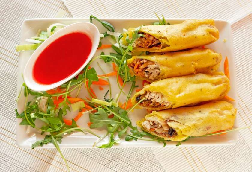 Spring Rolls With Shrimps