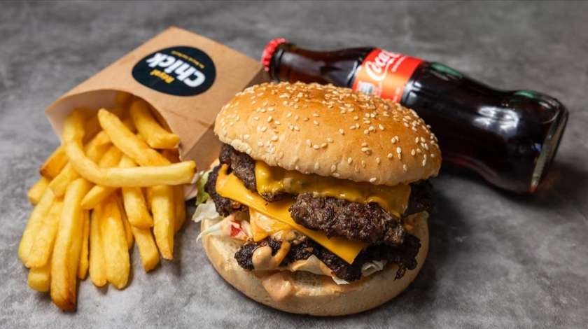 Double Beef Burger Meal