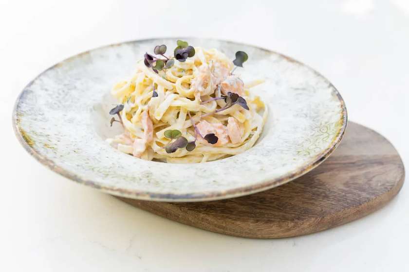 Tagliatelle cu Somon