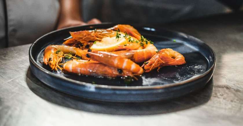Gamba ao Alho e Ervas