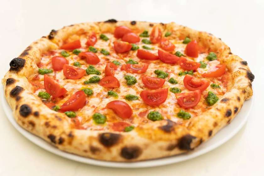 Pizza Pesto and Cherry