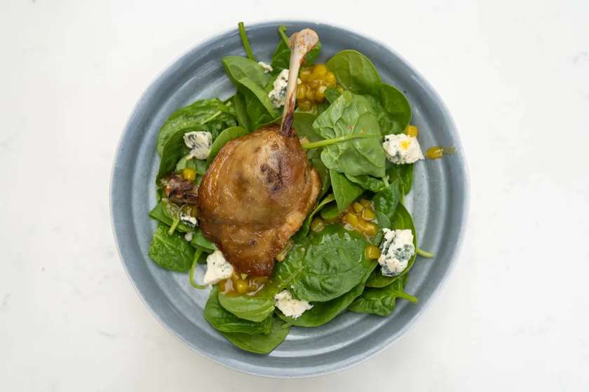 Salată cu Pulpa de Rata si Dulceata de Mango