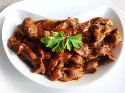 Hot Pepper Gizzard Stir Fried