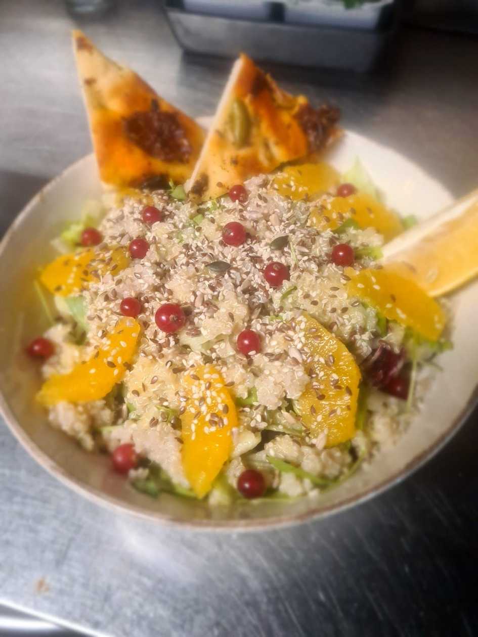 Fresh seed salad