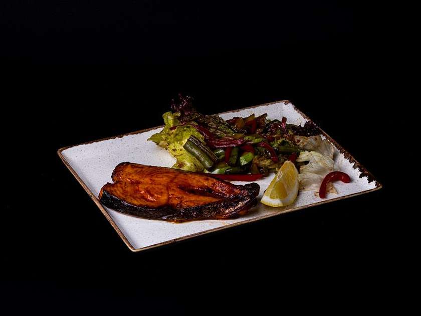 Salmon steak