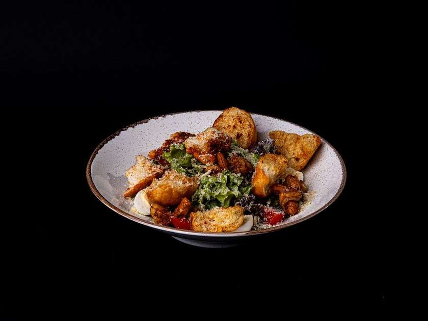 Caesar Salad with Shrimp
