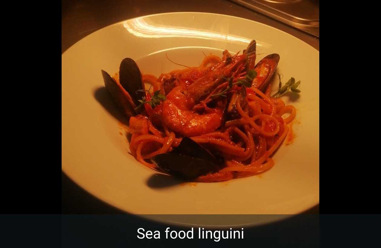 Seafood linguine