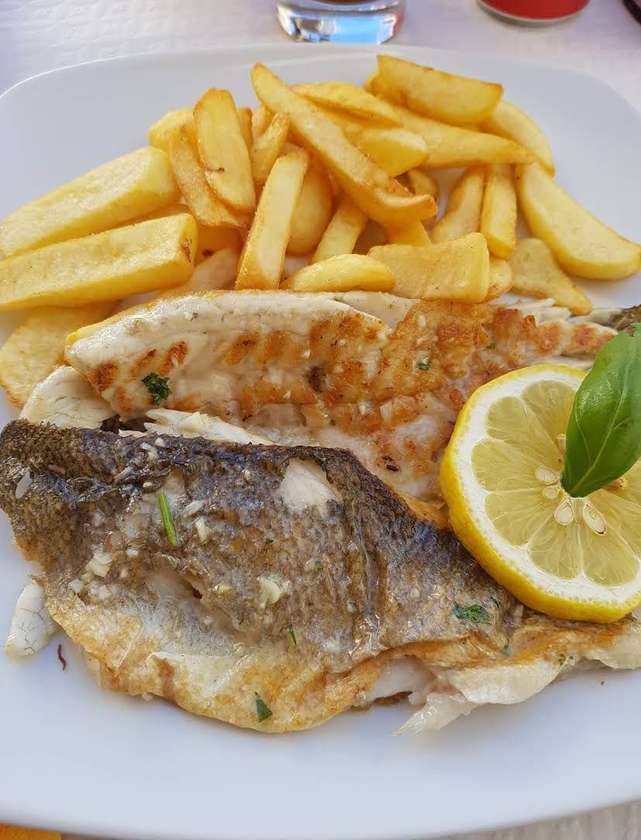 Grilled Sea Bass Fillets