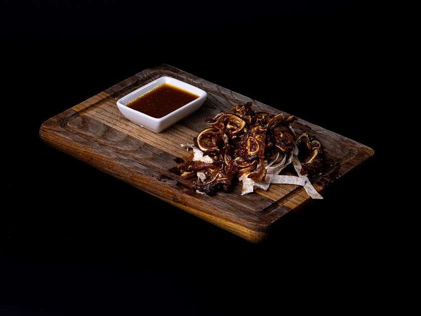 Pork Ears with Honey-Mustard Sauce