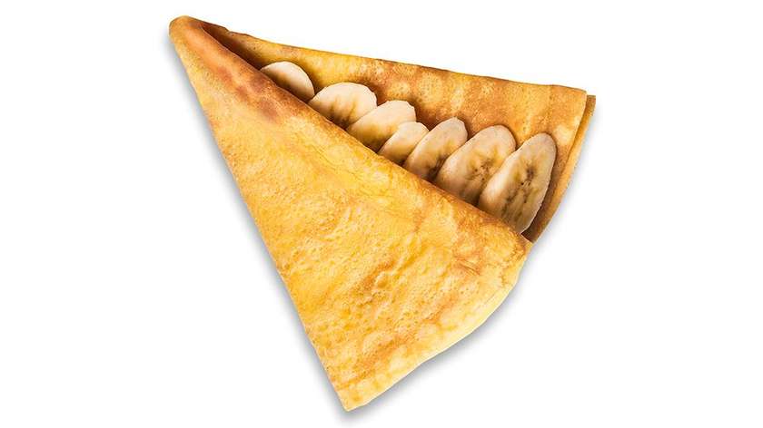 Crepe with bananas