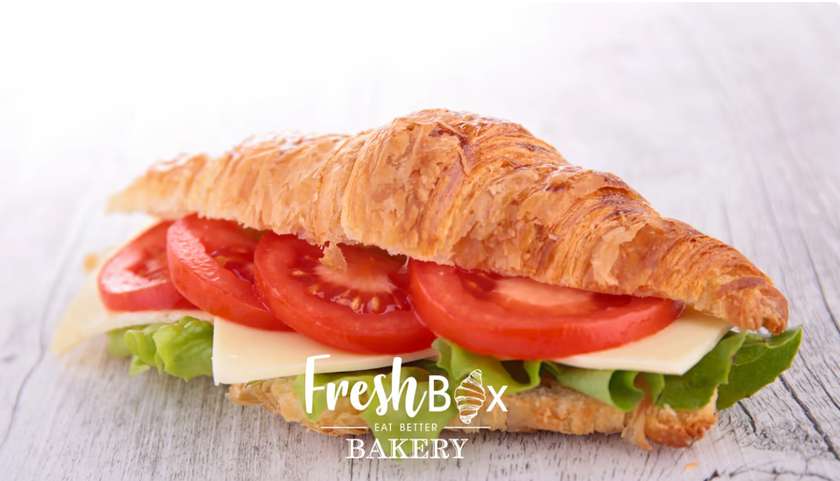 Light Croissant Sandwich