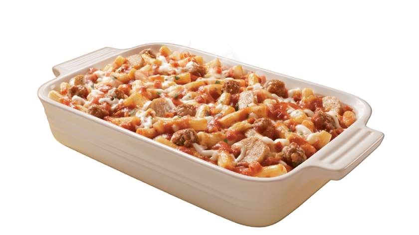 Makaron zapiekany z sosem Bolognese