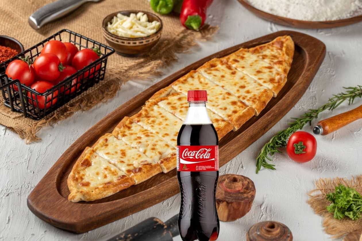 PENDİRLİ PİDE  + İçecek (300 ml.)