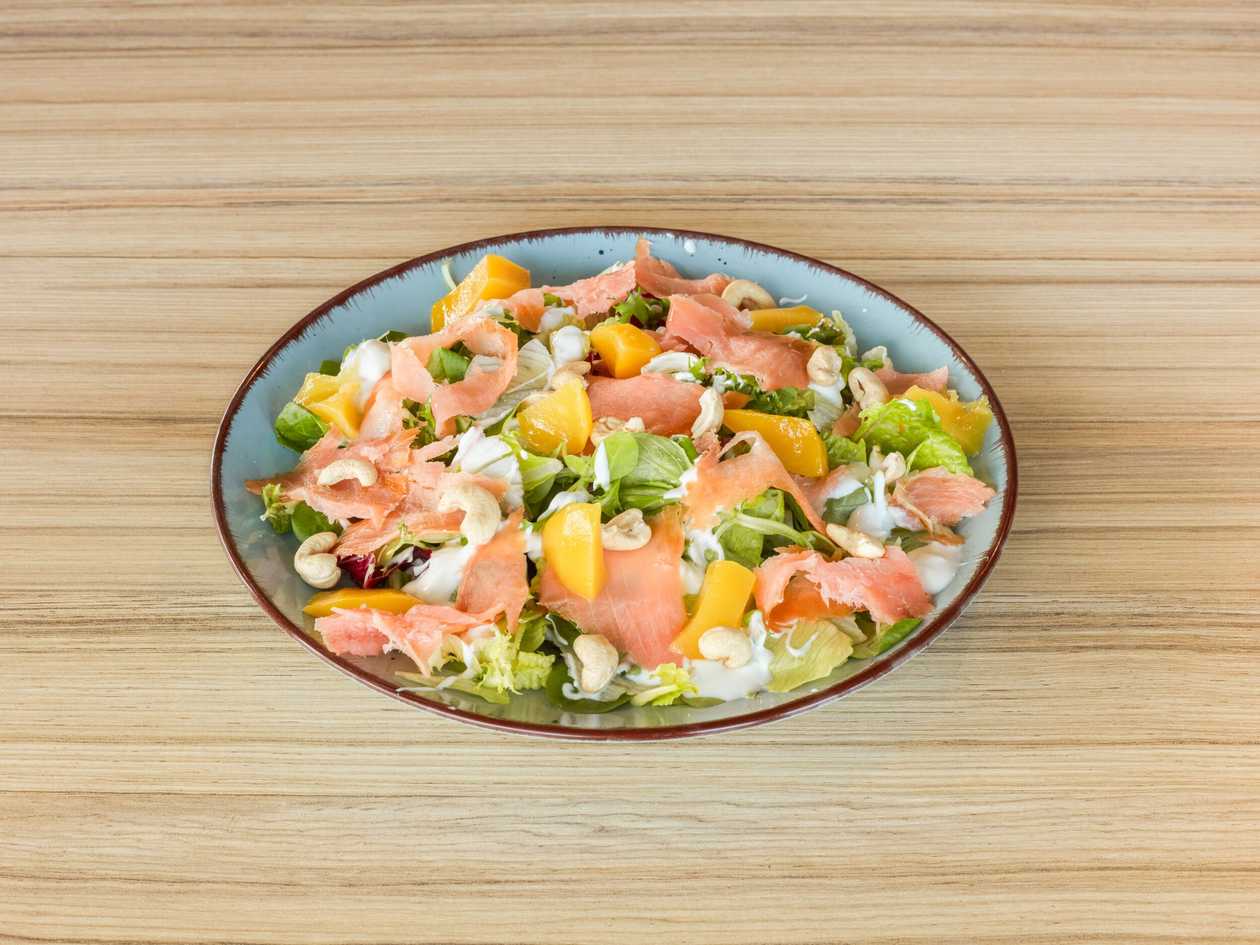 Salad with Salmon