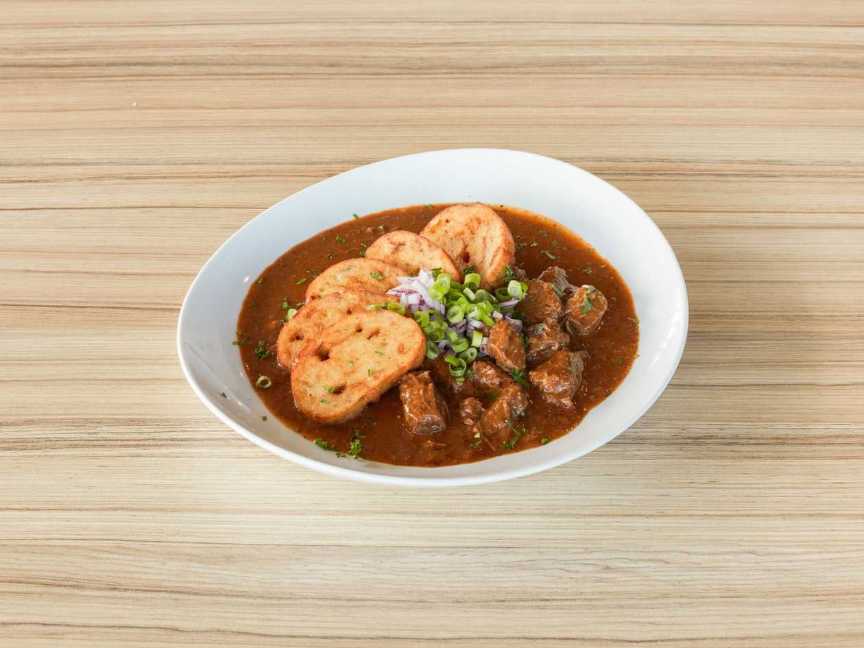 Cauldron Soup on a Plate