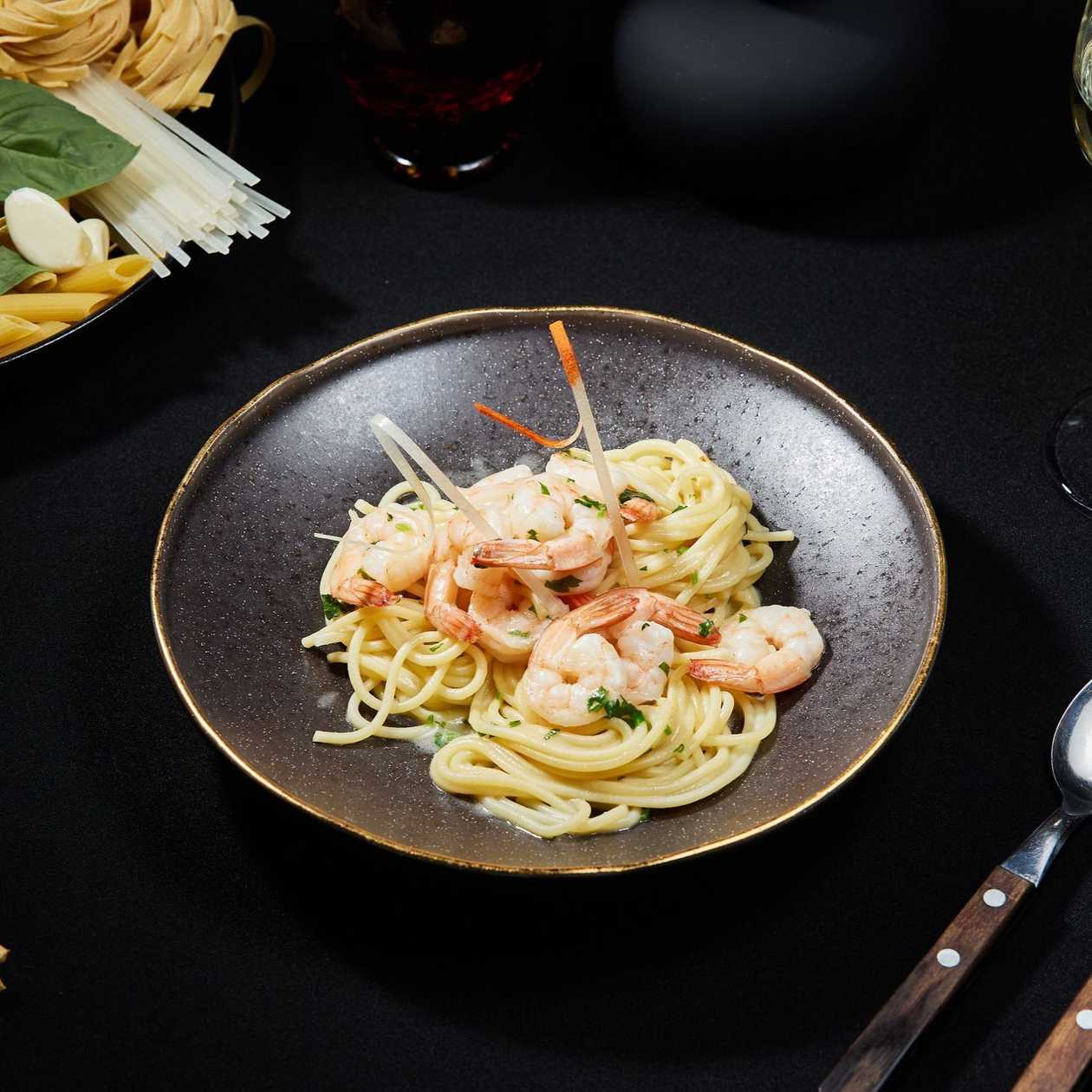 Spaghete cu Creveți
