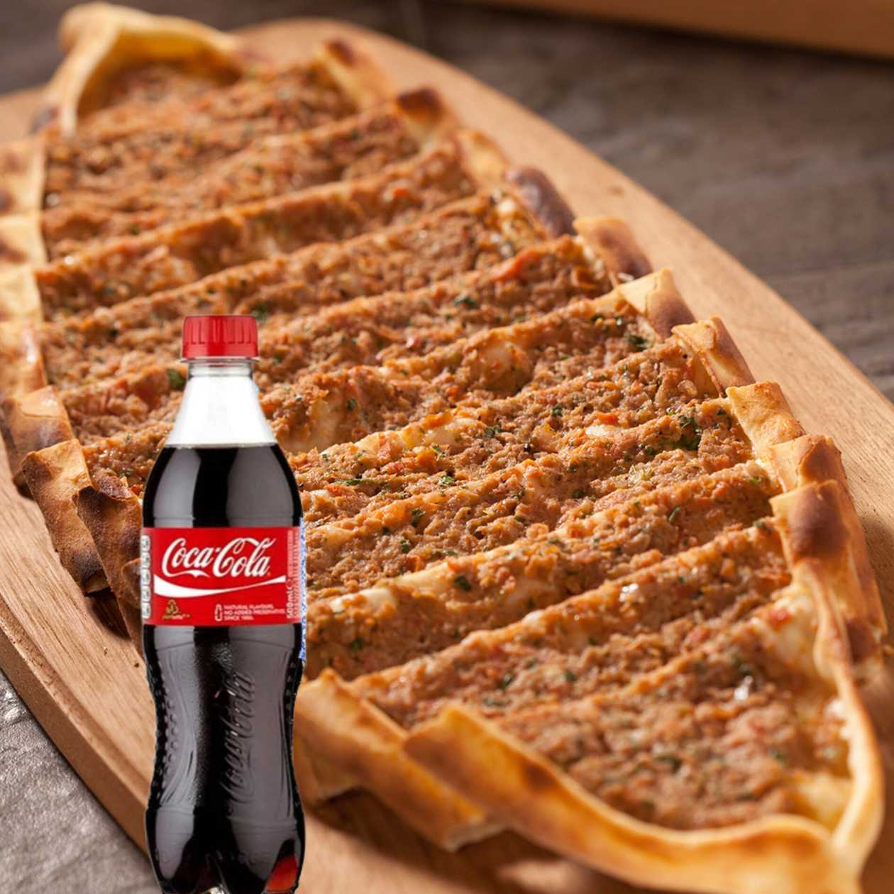 QİYMALİ PİDE  + İçecek (300 ml.)