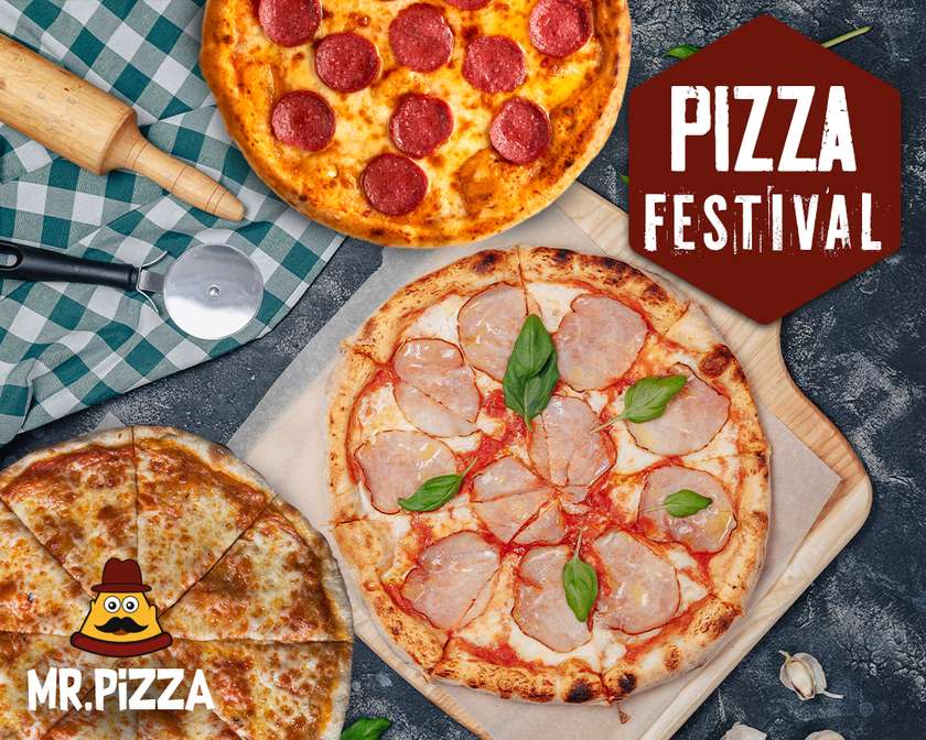 Pizza Festival 3 Orta (30 sm) Pizza 40% Endirim!