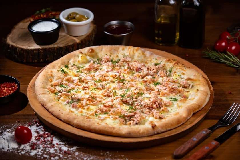 Pizza cu Somon
