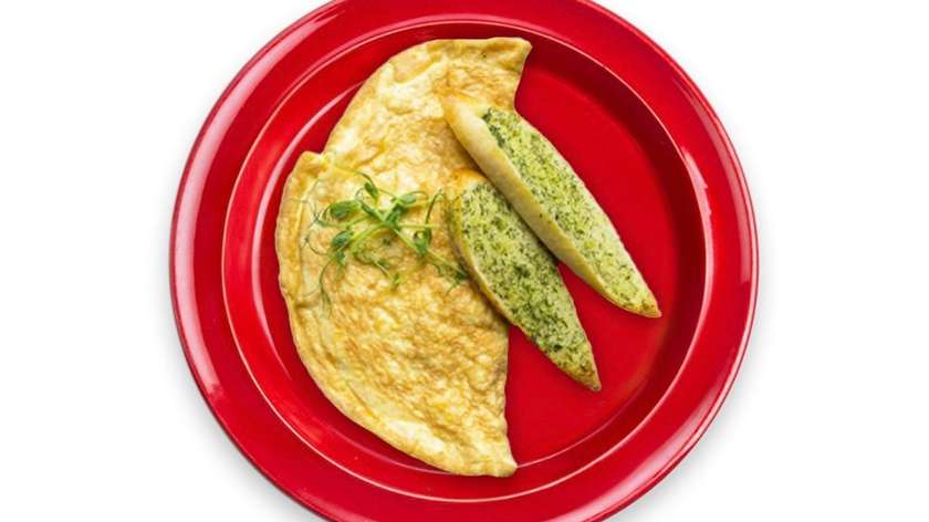 Omletas su kumpiu ir sūriu
