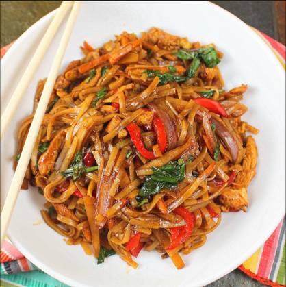 PAD KEE MAO (Thai Drunken Noodles)