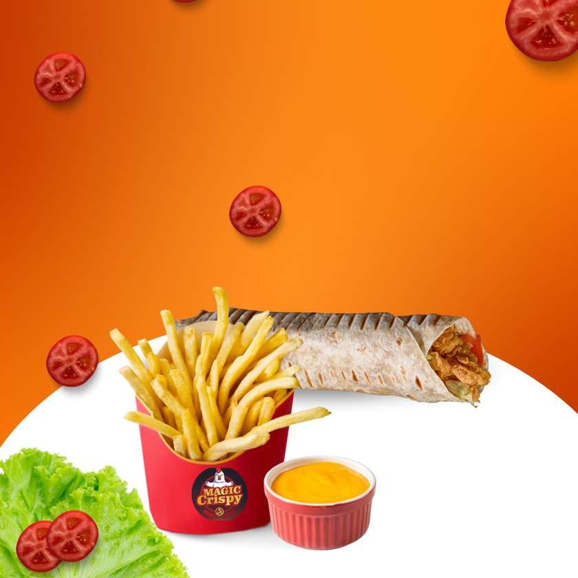 Meniu crispy wrap