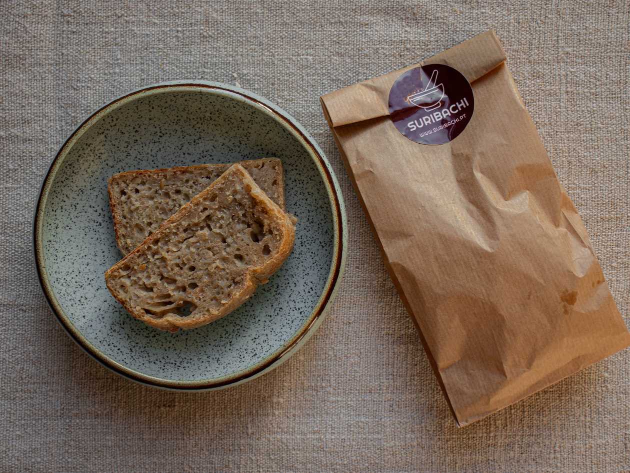 Slice of Organic Brown Rice Bread